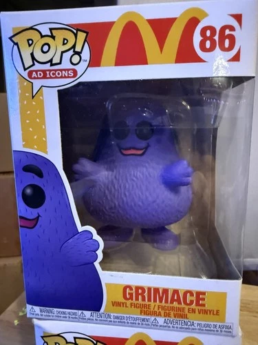Funko Pop! Ad Icons McDonald's 86 Grimace 2020 Vinyl Figure New In Box
