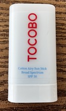 TOCOBO Cotton Soft Sun Stick SPF 50 PA 19g Expires 03/31/2027