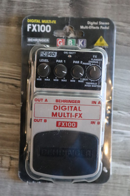 Behringer FX100 Digital Multi-FX, neuwertiger Zustand