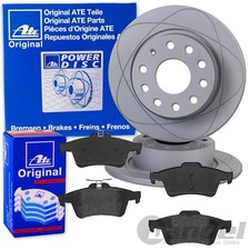 ATE PowerDisc BREMSSCHEIBEN 280mm + BELÄGE HINTEN für VOLVO C30 V50 S40 C70