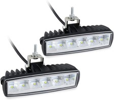 Stdysun Led Fog Lights Driving Bar 2pcs 6inch 30w Waterproof White Stdysun Led Fog Lights Driving Bar 2pcs 6inch 30w Waterproof White