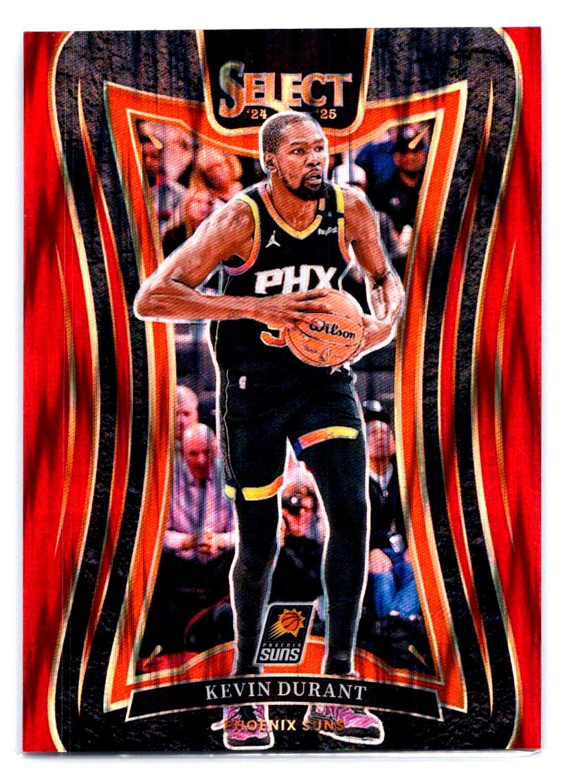 2024-25 Panini Select #338 Kevin Durant Red Flash Prizm #/299