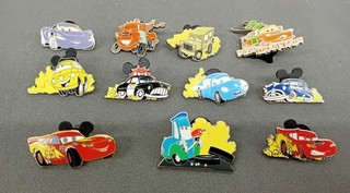 DISNEY Cars Pin Set Collectable Lot Disneyana Pixar Limited Edition DOF332