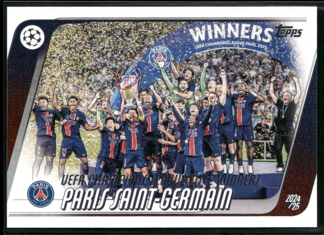 PSG Title Winners 2025-26 Topps UEFA Club Competitions #166 | eBay