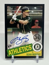 2020 Topps Sean Murphy 1985 35th Anniversary Black Auto RC Rookie /199 #85A-SM