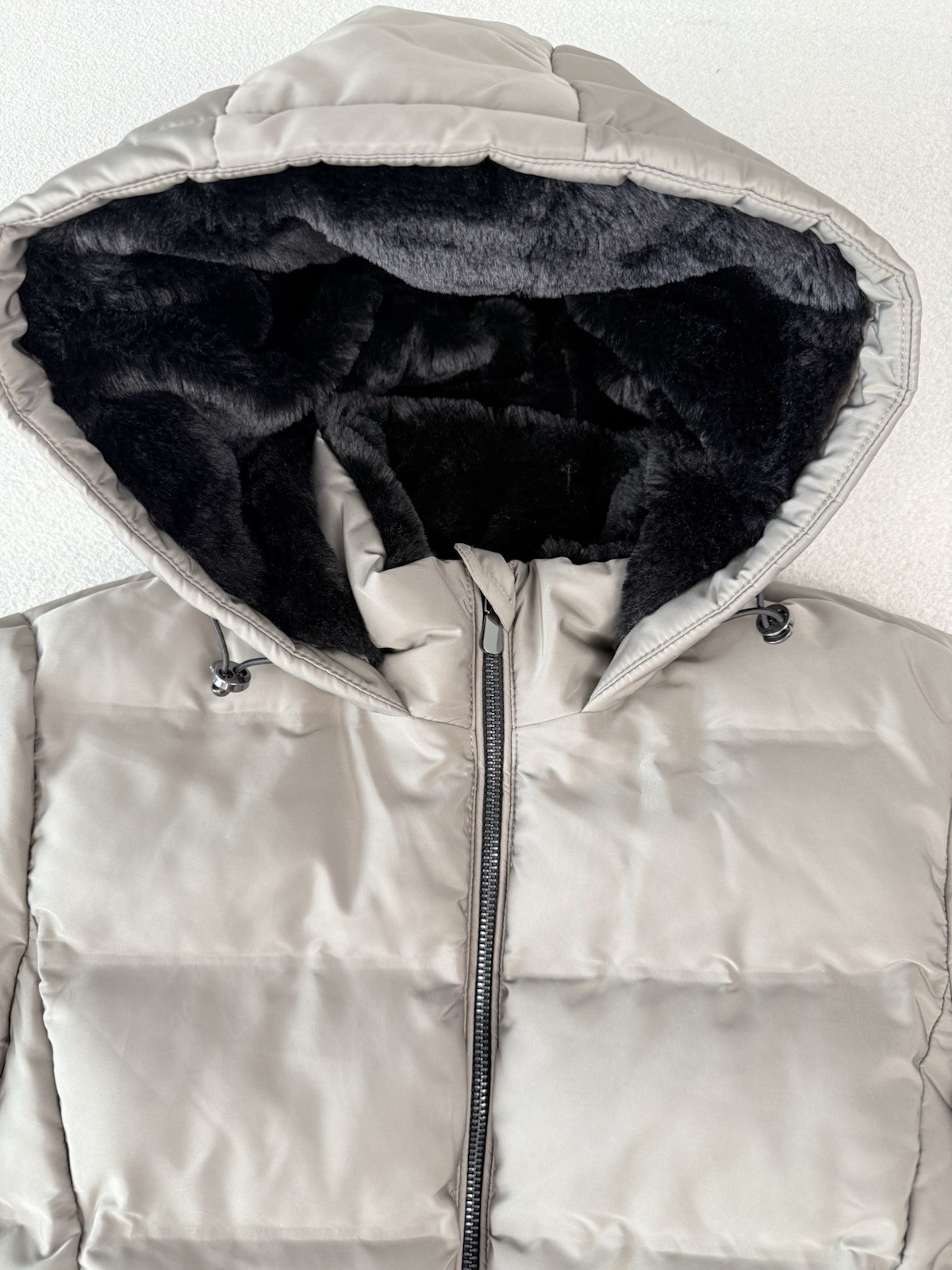 ZARA WATER AND WIND PROTECTION SHORT QUILTED ANORAK SIZE Medium image 2