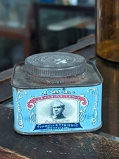 Scarce Tyrrells Hygienic Quack Medicine Douche Tonic Advertising Tin Bottle
