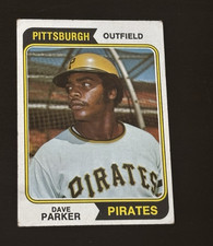 Topps 1974 Dave Parker Rookie #252 Pittsburgh Pirates Baseball Card MLB Base Set