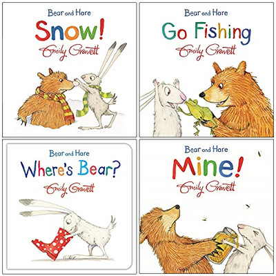 Bear and Hare Series 4 Books Collection Set By Emily Gravett | Emily Gravett
