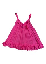 Vintage Y2K Victoria  s Secret Babydoll Bow Front Ruffle Fairy Coquette Size S