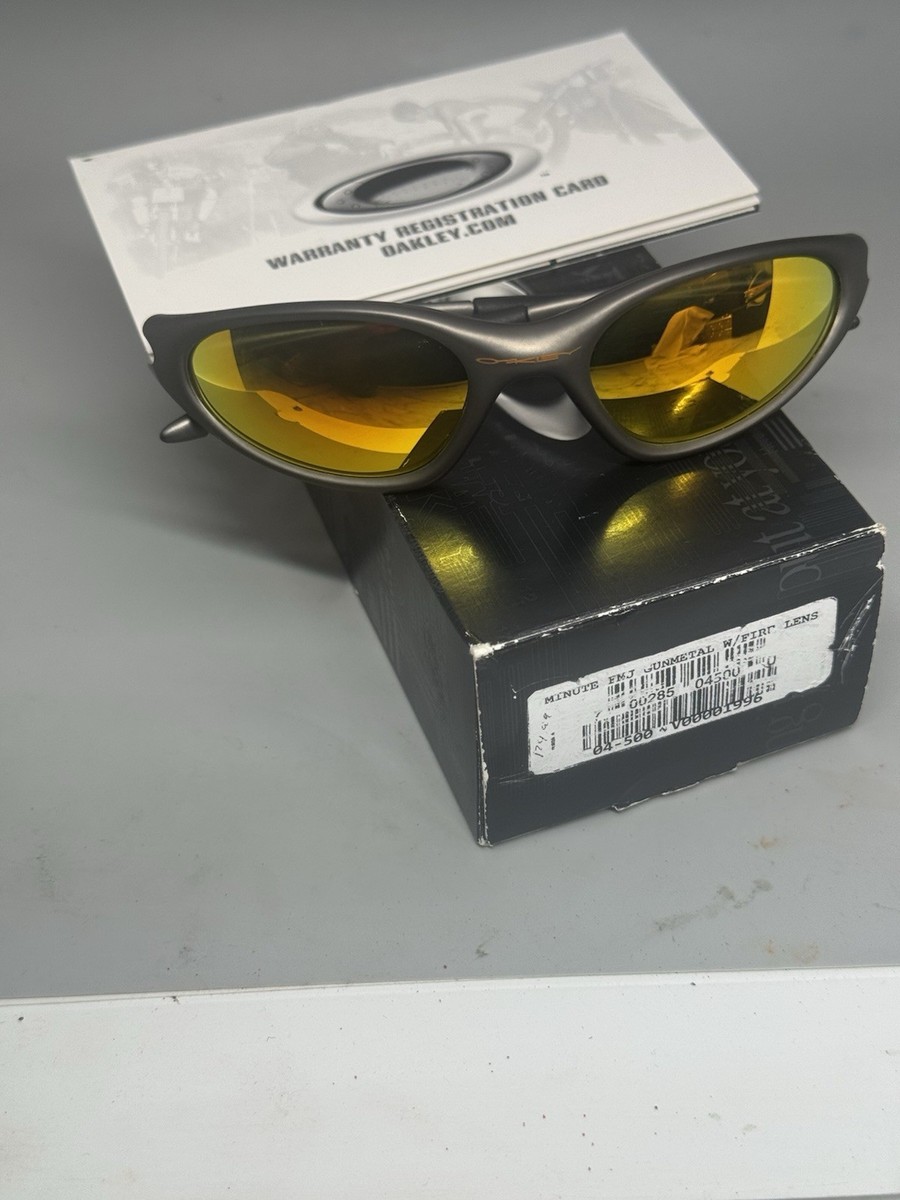 Brand New Oakley Minute 1.0 Gen 2 Gunmetal W/Fire Iridium