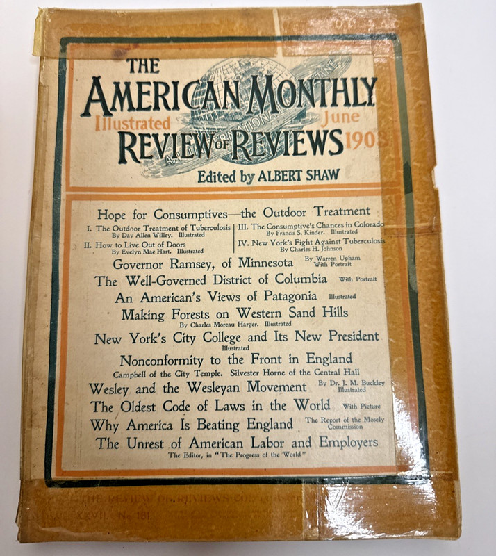 The American Monthly Review Of Reviews Magazine, June 1903, Edited Albert Shaw