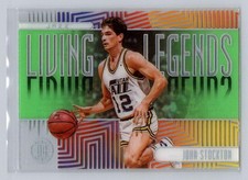 2019-20 Panini Illusions #14 John Stockton Living Legends Emerald