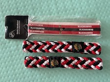 NHL Chicago Blackhawks Elastic Headbands 2 Braided 3 Profanity By Littlearth New