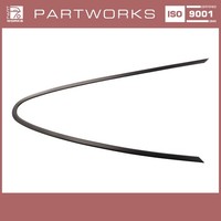 Zierleiste Dreiecksfenster Original Porsche 911 G '78- 964 Schwarz Hinten Links