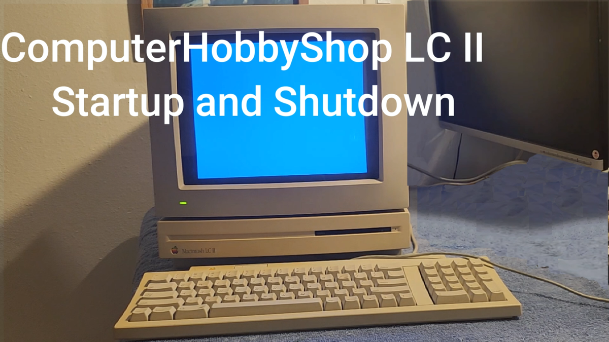 Apple LC II Macintosh Fully Working + Monitor + Keyboard + Mouse +