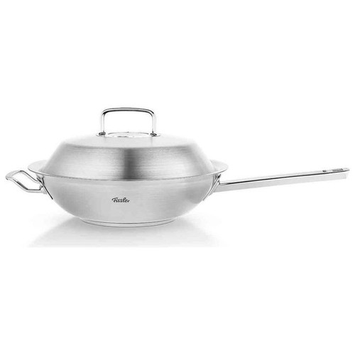 Sambonet Wok Padella Rotonda 51034-28 – Acciaio Inox Made In Italy Per Cottura Al Salto – Cucina Professionale