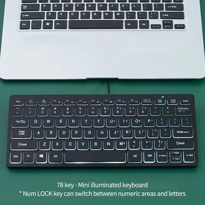 Portable Wired Keyboard Laptop Mini Keyboard Computer External Keyboard Computer