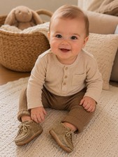 Twisted X Infant 6 Months Dusty Tan Chukka Driving Moccasin