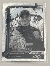 2025 Topps Chrome F1 Oscar Piastri B&W Lazer Refractor #134