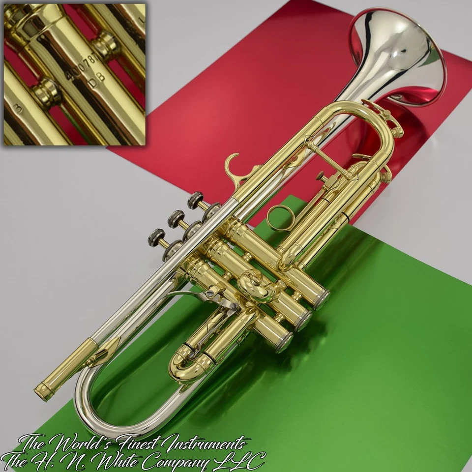 Trompeta plateada sinfónica Super 20 1965 vintage King H. N. White SN: 400787 Foto 4 de 4