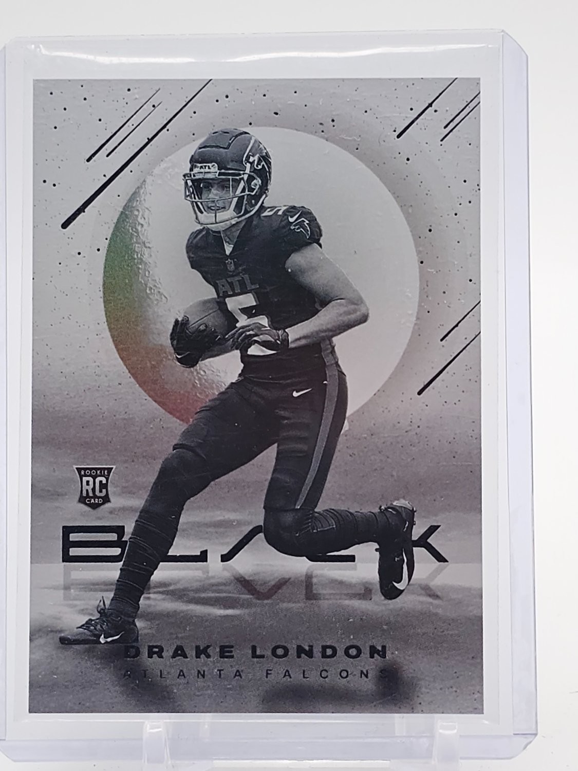 DRAKE LONDON 2022 PANINI BLACK WHITE NIGHT ROOKIE RC #WN-28 FALCONS Q1827