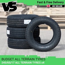 BUDGET ALL TERRAIN AT21 LOAD RATED QUALITY TYRES 4X4 245 65 R17 111 TYRE SET X 4