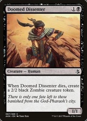 [MTG] Doomed Dissenter (087) (AKH) LP-HP