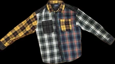 G.H. Bass Multi Plaid Button Down Shirt
