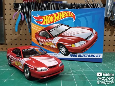1/25 ホットウィール 1996 フォード マスタング GT プラモデル Amazon | AMT 1/25 ホットウィール 1996 フォード マスタング GT