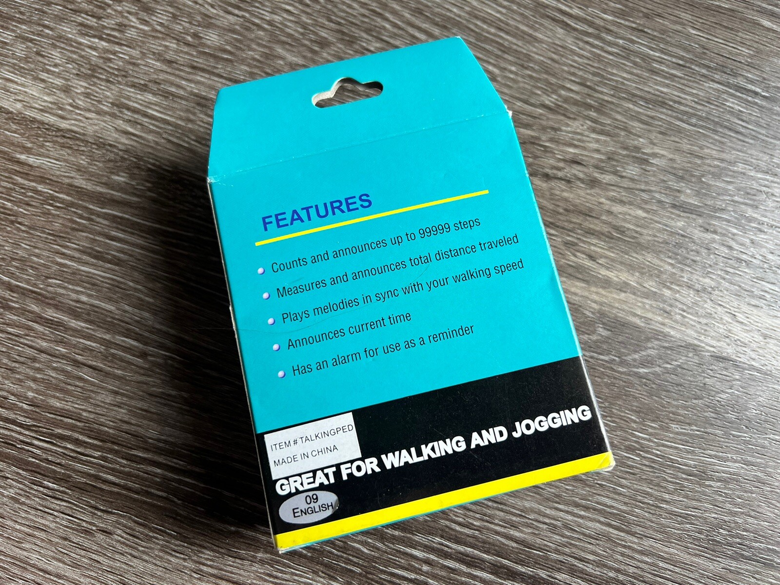 Vintage Talking Pedometer Step Counter - Brand New Classic Electronics