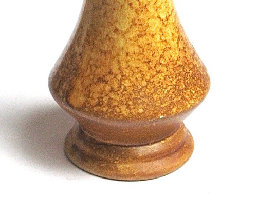 Vintage Royal Haeger Pottery USA MCM Bud Vase #233, Speckled Butterscotch, 9” - Picture 7 of 7
