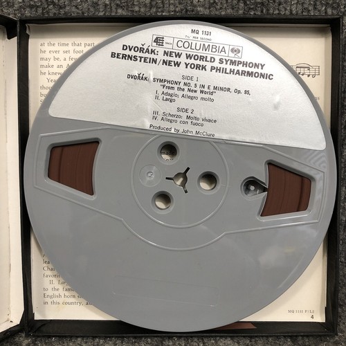 Bernstein New York Philharmonic- Dvorak Symphony No. 5 Reel Tape Columbia MQ1131 - Picture 3 of 4