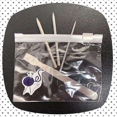 KnitUK Paracord Fid Kit. Glättwerkzeug & 3 Edelstahl Schnürnadeln.