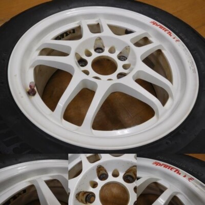 Sprint Hart CP-035 16インチ 7J＋30 2本 JDM Sprint Heart ”CP-035” 15inch 16inch 114.3×5H Set4 racing