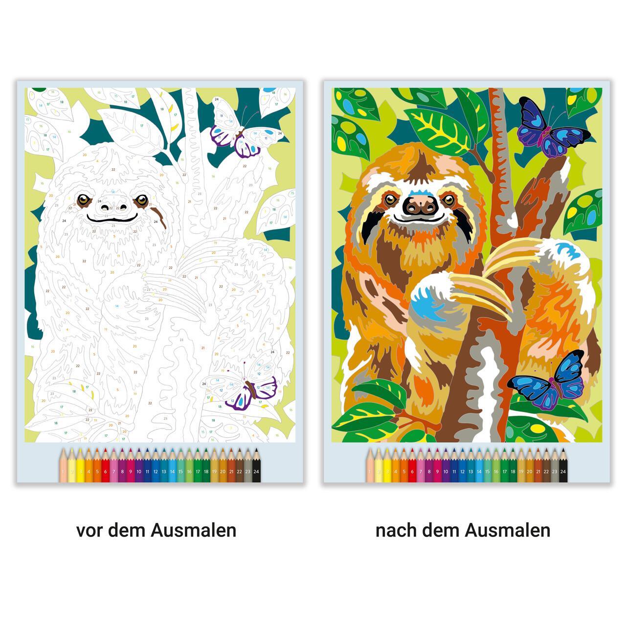 Thumbnail - Ravensburger Malen Nach Zahlen Animal Dreams - 32 Motive Abgestimmt