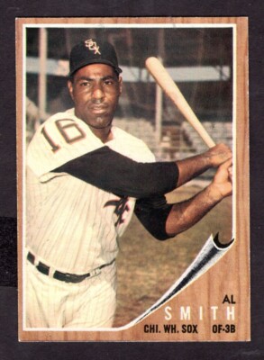 1962 TOPPS AL SMITH CARD NO:410 NEAR MINT CONDITION