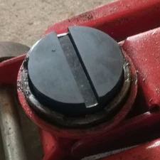 1pcs Jack Rubber Pad Disk For Jacking Stands Slotted Rail Floor Car Lift Adapter