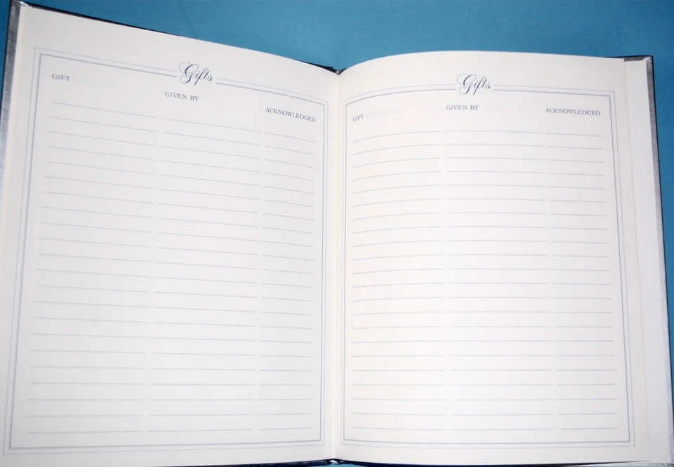 复古 Hallmark 银玫瑰周年纪念专辑 25 全新带盒 婚礼 11 x 9 书 — 第 4/4 张图片