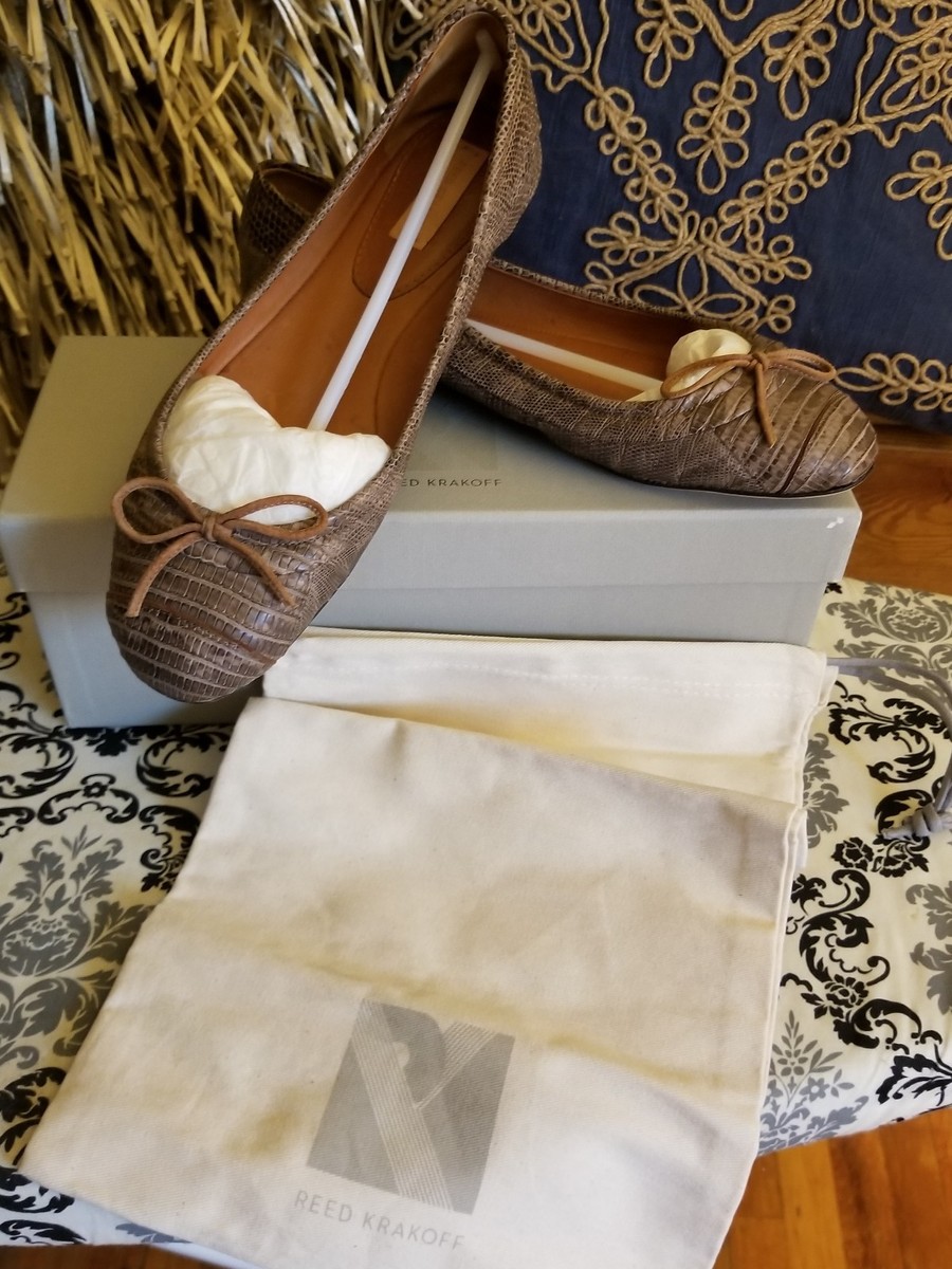 REED KRAKOFF Ballerines Lizard Shoes size 9 REED KRAKOFF Ballerines Lizard Shoes size 9