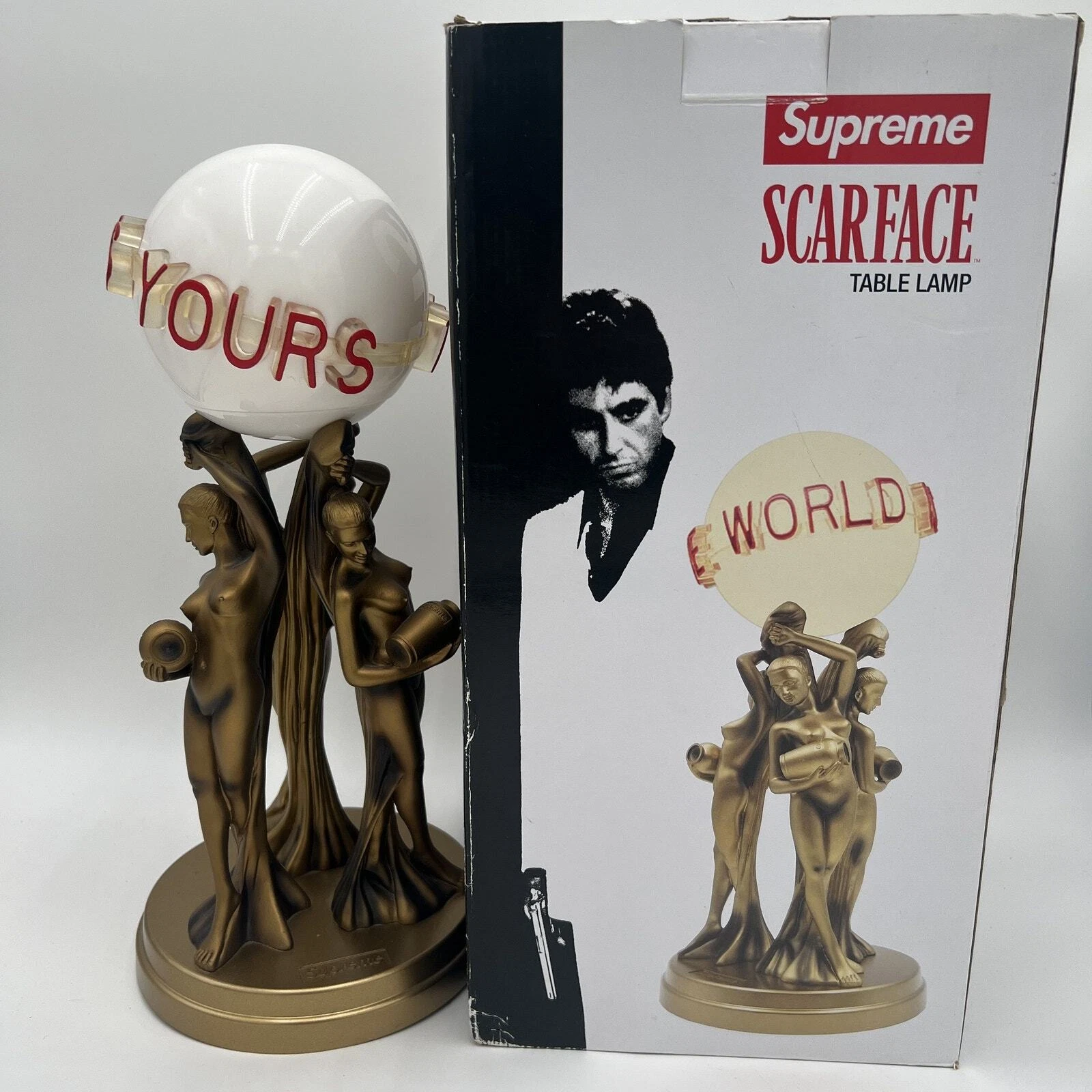 Accessoires pour lampe Supreme Scarface le monde est à vous 2017