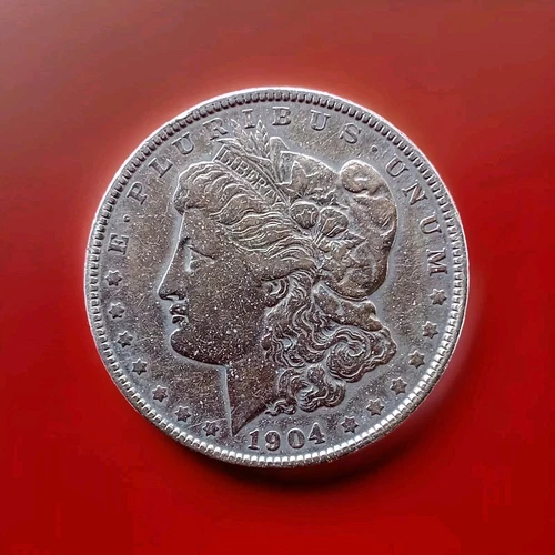1904-P  Morgan Silver Dollar Black Beauty In MS+ Condition.