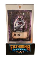 2023 Wild Card Football Dawand Jones Auto #1/4 - Cleveland Browns