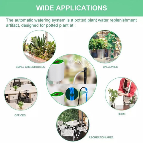 Automatic Plan Water System Drip Irrigation Timer Self Watering Pump 8 Heads - Bild 10 von 10