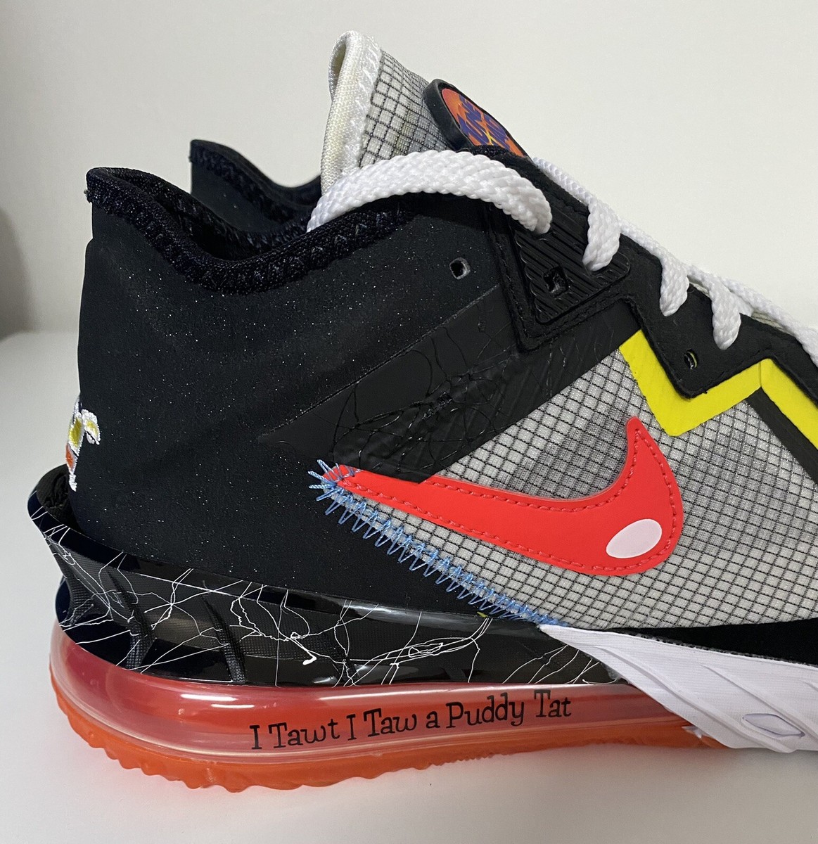 Size 10.5 - Nike Space Jam x LeBron 18 Low Sylvester x