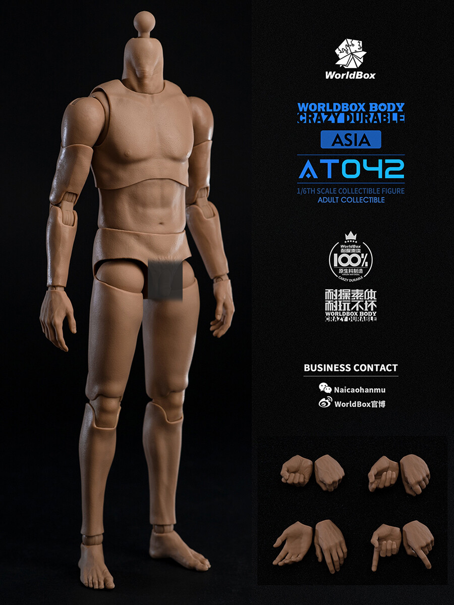Worldbox AT042 1/6th Male Flexible Body Action Figure Doll Model