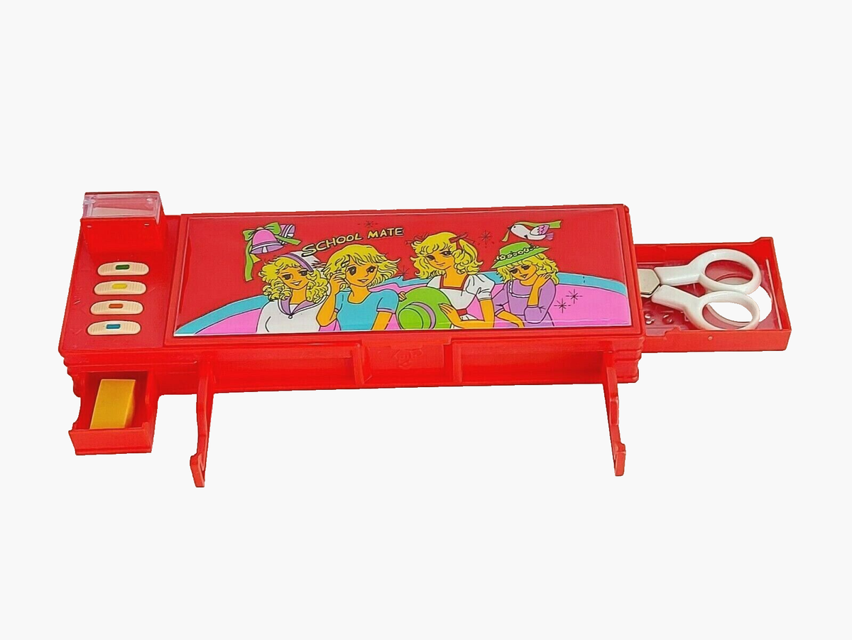 Pencil Case Reimei Super Machine Science Trousse Rigide Vintage anni80 Kawasaki