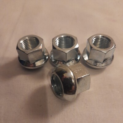 Bimecc M14 X 1.5 Alloy Wheel Nuts – 19mm Hex, Zinc Finish, Set Of 4, Made In Italy