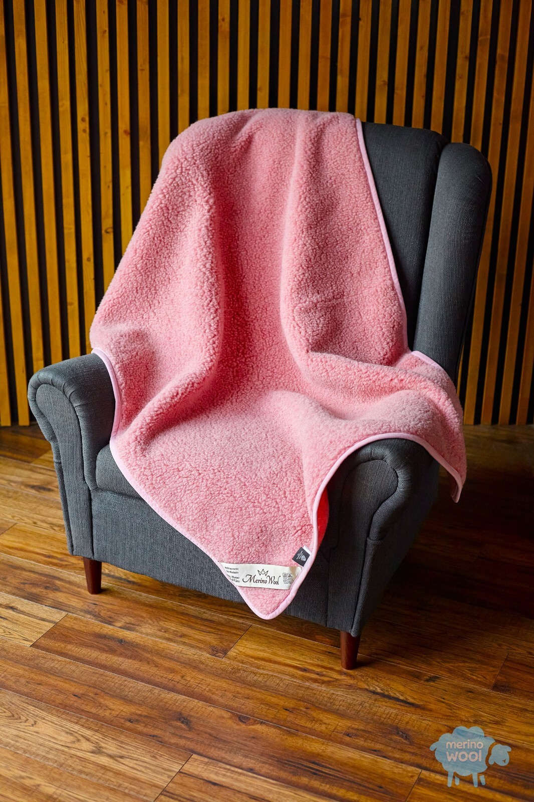 Manta De Lana Merino Australiana Natural Para Cuna Junior Manta Individual