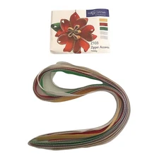 Indygo Junction Zipper Accents Embellishments Craft DIY Scrapbooking Holiday